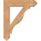 Ekena Millwork Funston Arts & Crafts Smooth Bracket, Western Red Cedar, 5 1/2"W x 30"D x 36"H BKT06X30X36FST03SWR - alternate 4